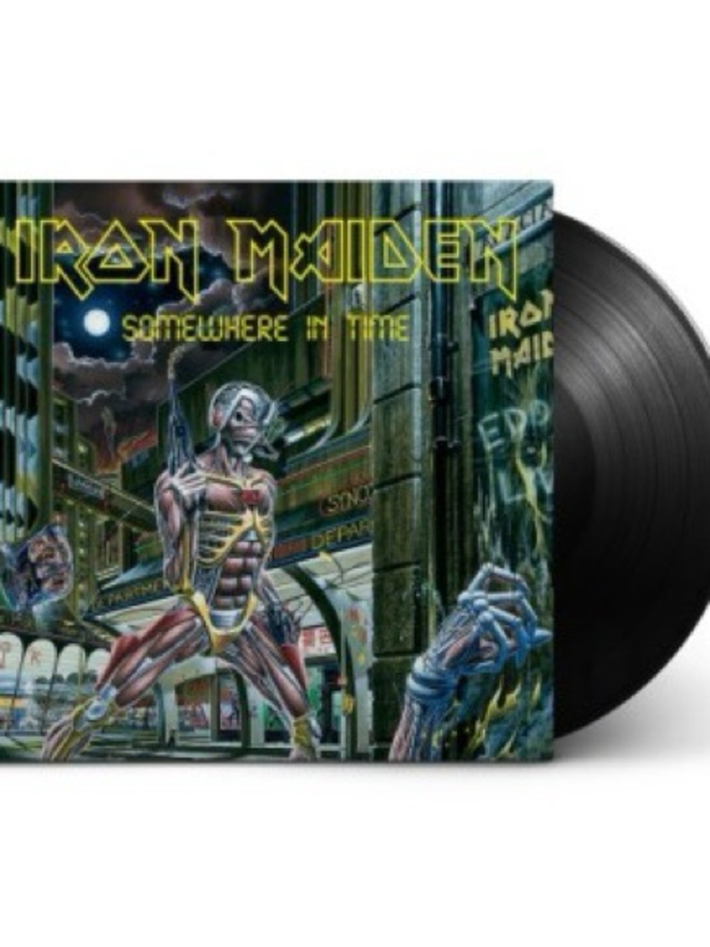 Iron Maiden Somewhere in Time Black Vinyl LP
Record Cardboard Sleeve